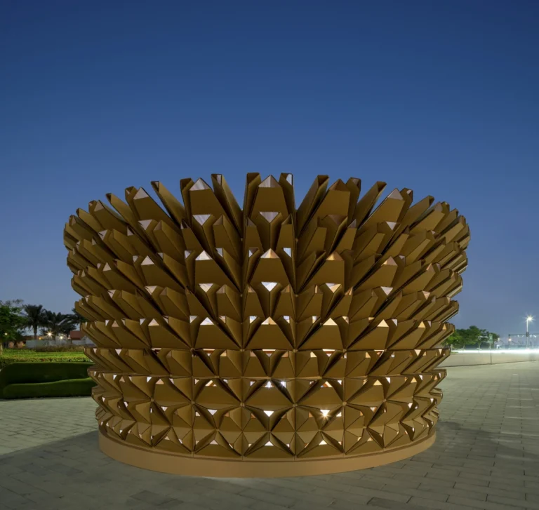 Deond - Enfold pavilion - dubai design week -Architecture photography Dubai -GCC22