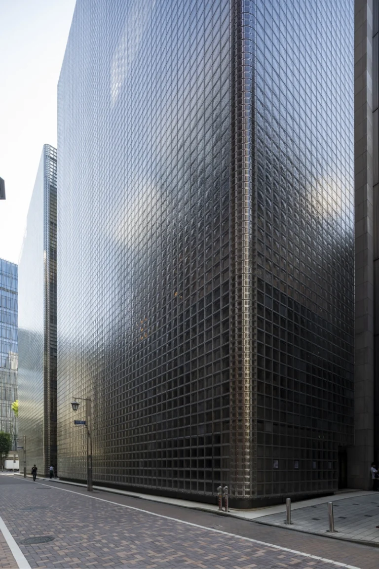 Striking modern facade in Dubai, a showcase of GCC architecture photography.