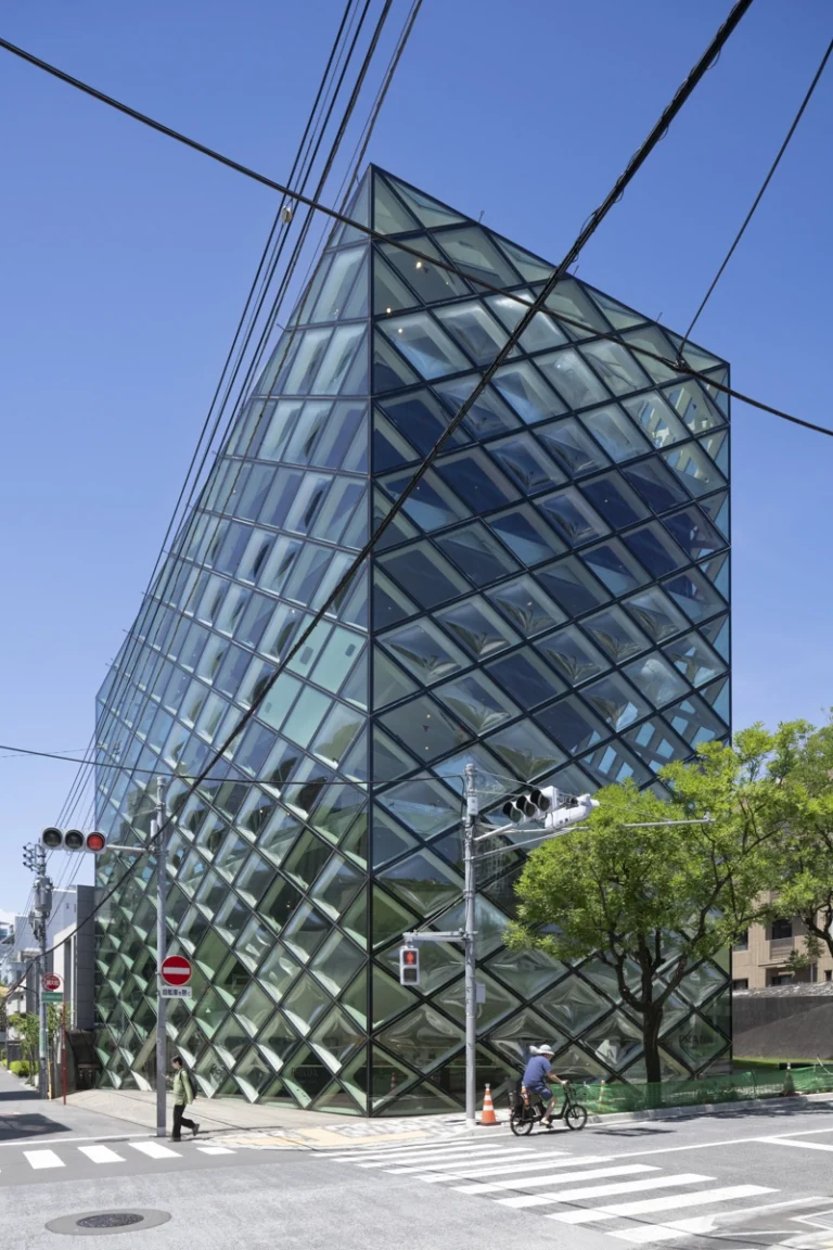 Striking modern facade in Dubai, a showcase of GCC architecture photography.