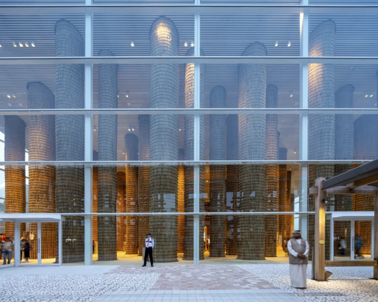 Architectural photography of award-winning UAE Pavilion at Expo Osaka 2025