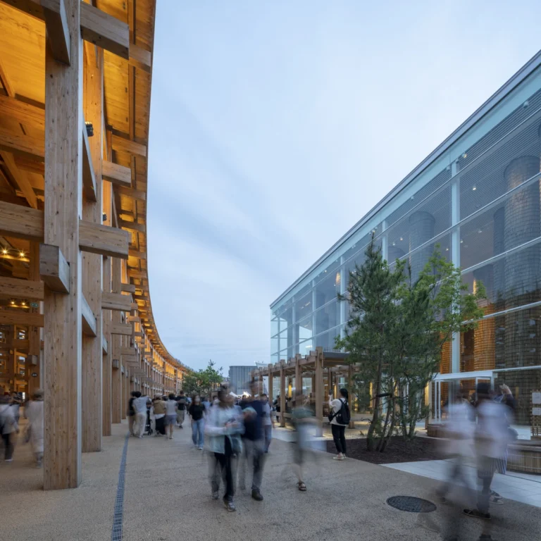 Architectural photography of award-winning UAE Pavilion at Expo Osaka 2025