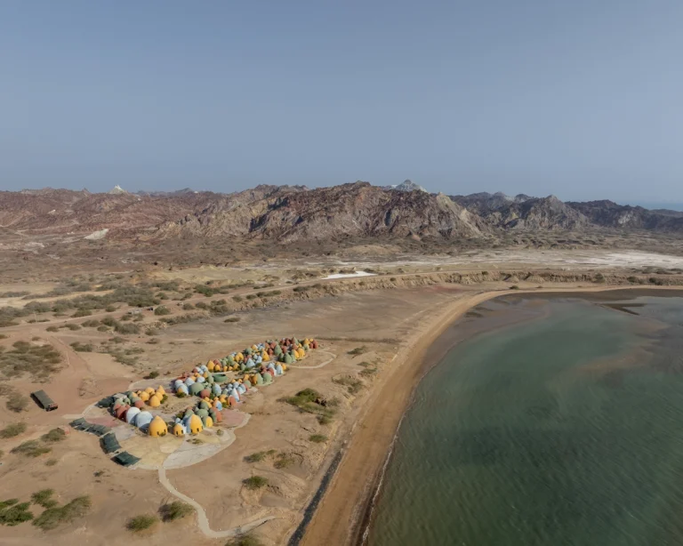 Architectural photograph of the Majara Complex and Community Redevelopment, an Aga Khan Award–winning project, captured by a worldwide architectural photography studio, highlighting the project’s vibrant forms and community-driven design