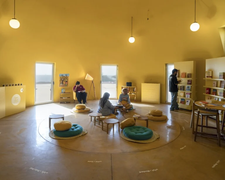 Architectural view of the award-winning Majara Complex, captured by a globally active studio for the Aga Khan Award for Architecture