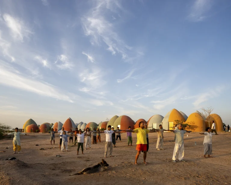 Architectural view of the award-winning Majara Complex, captured by a globally active studio for the Aga Khan Award for Architecture
