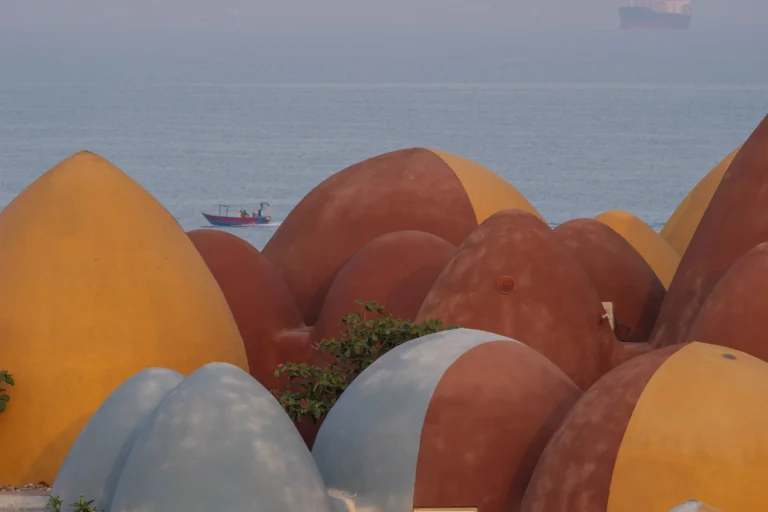 Architectural view of the award-winning Majara Complex, captured by a globally active studio for the Aga Khan Award for Architecture