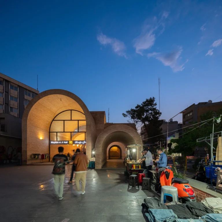 Jahad Metro Plaza, contemporary urban transit architecture captured by Deed Studio