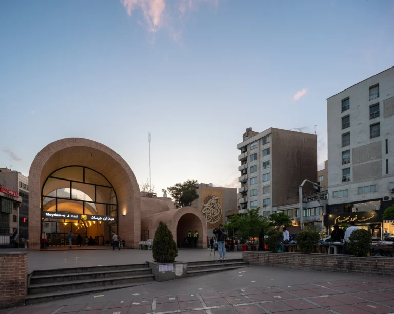 Jahad Metro Plaza, contemporary urban transit architecture captured by Deed Studio