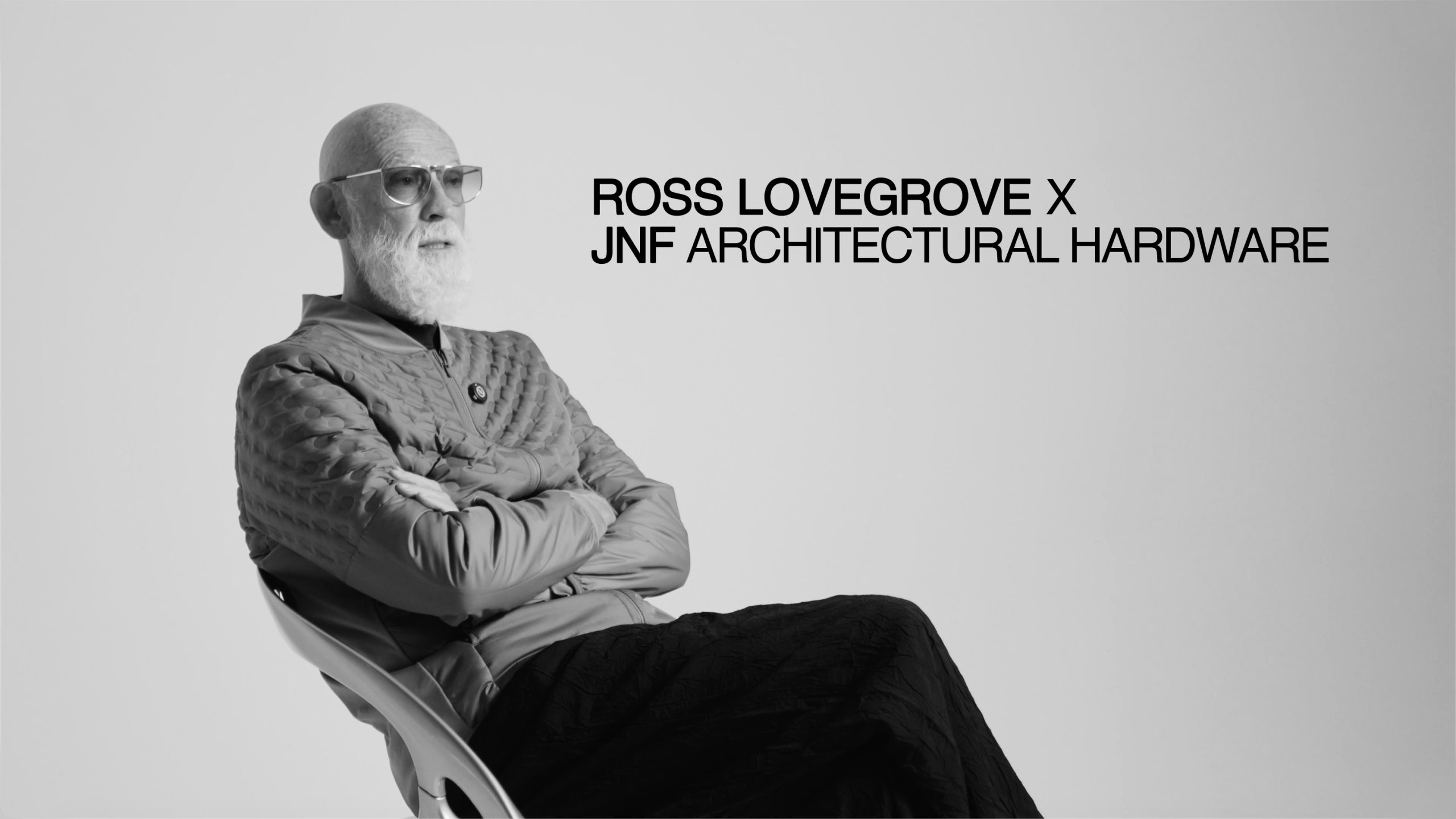 nterview with designer Ross Lovegrove discussing his collaboration with JNF Architectural Hardware, filmed and produced by Deed Studio