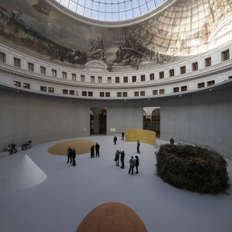 Architectural photograph by Deed Studio, award-winning international architecture photographers based in Dubai and the GCC, documenting Tadao Ando’s intervention at the Bourse de Commerce in Paris.