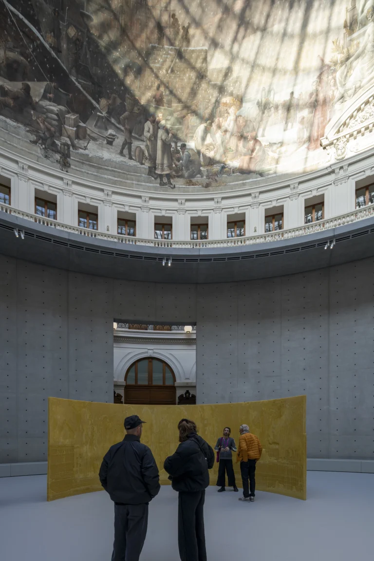Architectural photograph by Deed Studio, award-winning international architecture photographers based in Dubai and the GCC, documenting Tadao Ando’s intervention at the Bourse de Commerce in Paris.