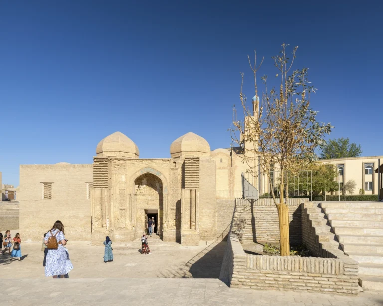 waiwai’s architectural work for the Bukhara Biennale, photographed by award-winning architectural photographer Deed Studio.