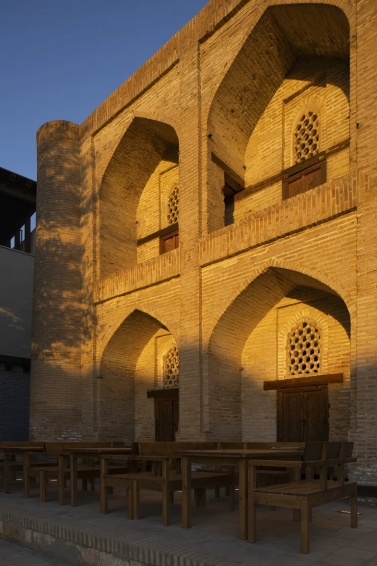 waiwai’s architectural work for the Bukhara Biennale, photographed by award-winning architectural photographer Deed Studio.
