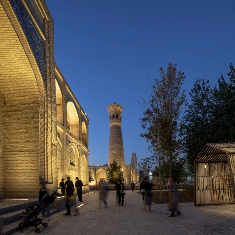 waiwai’s architectural work for the Bukhara Biennale, photographed by award-winning architectural photographer Deed Studio.