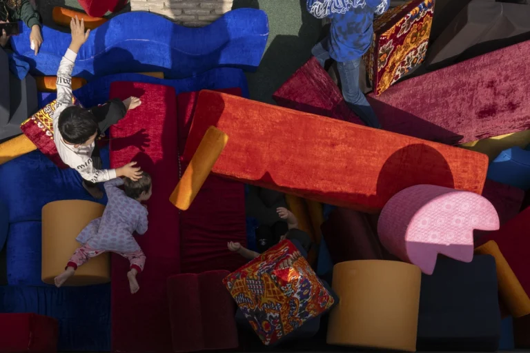 Detail of restored brick architecture within the Bukhara Biennale site, part of waiwai’s master plan, photographed by award-winning and Dubai based (GCC) architectural photographer Deed Studio.