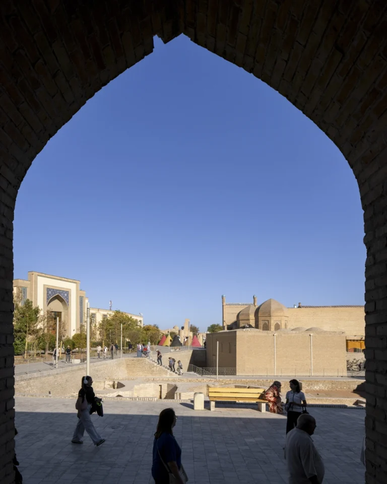 waiwai’s architectural work for the Bukhara Biennale, photographed by award-winning architectural photographer Deed Studio.