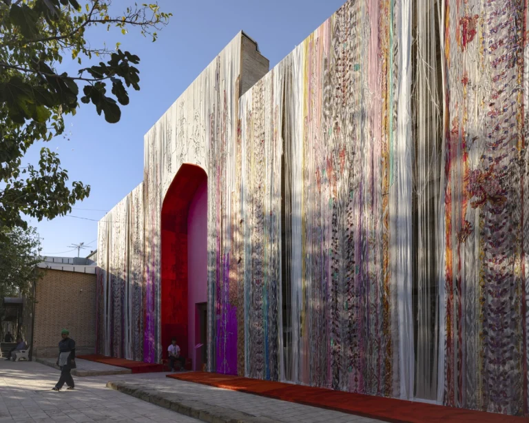 waiwai’s architectural work for the Bukhara Biennale, photographed by award-winning architectural photographer Deed Studio.