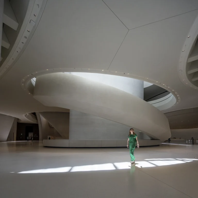 Zayed National Museum in Abu Dhabi photographed by award-winning, Dubai-based DEED Studio