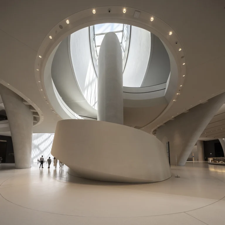 Zayed National Museum in Abu Dhabi photographed by award-winning, Dubai-based DEED Studio