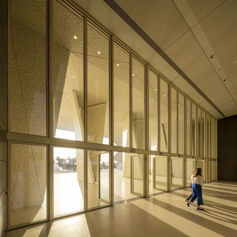 Zayed National Museum in Abu Dhabi photographed by award-winning, Dubai-based DEED Studio