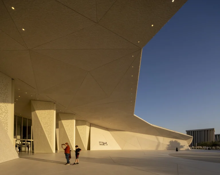 Zayed National Museum in Abu Dhabi photographed by award-winning, Dubai-based DEED Studio