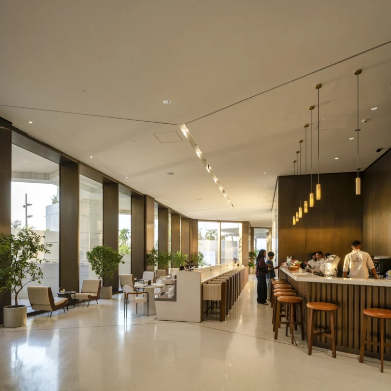 Award-winning, Dubai-based DEED Studio photograph of the Natural History Museum Abu Dhabi, designed by Mecanoo, in Abu Dhabi