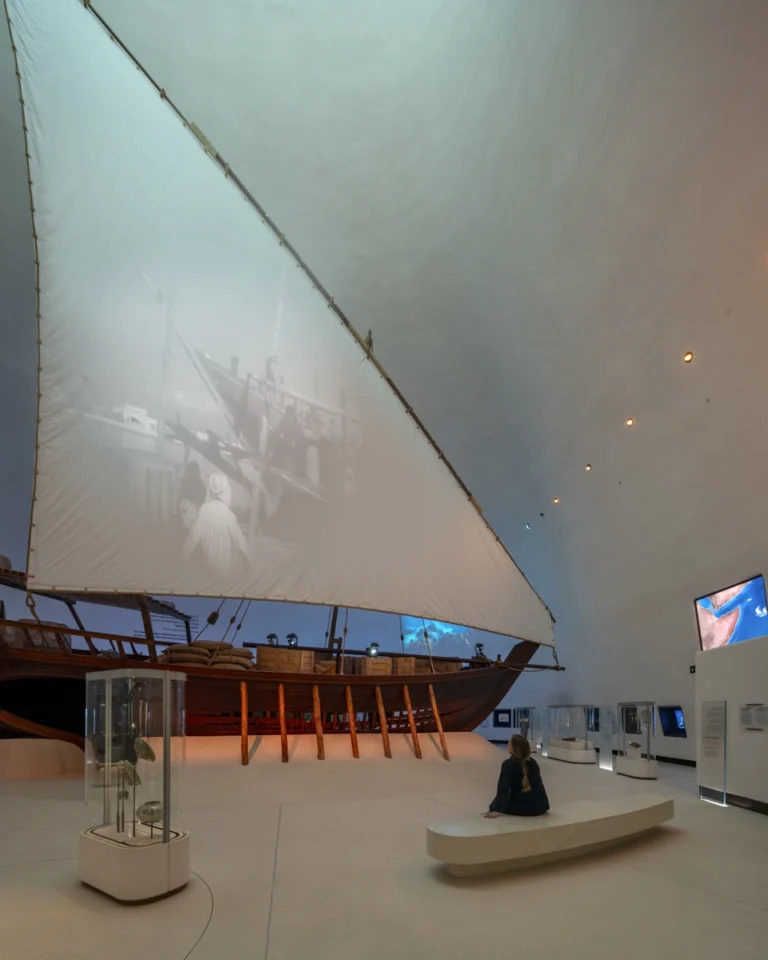 Zayed National Museum in Abu Dhabi photographed by award-winning, Dubai-based DEED Studio