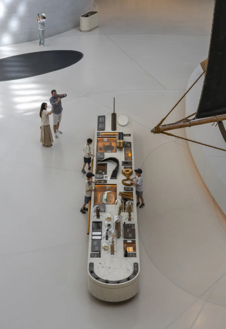 Zayed National Museum in Abu Dhabi photographed by award-winning, Dubai-based DEED Studio