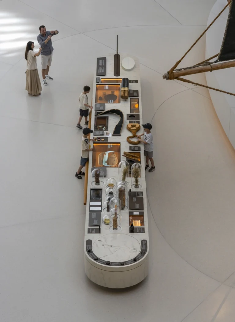 Zayed National Museum in Abu Dhabi photographed by award-winning, Dubai-based DEED Studio