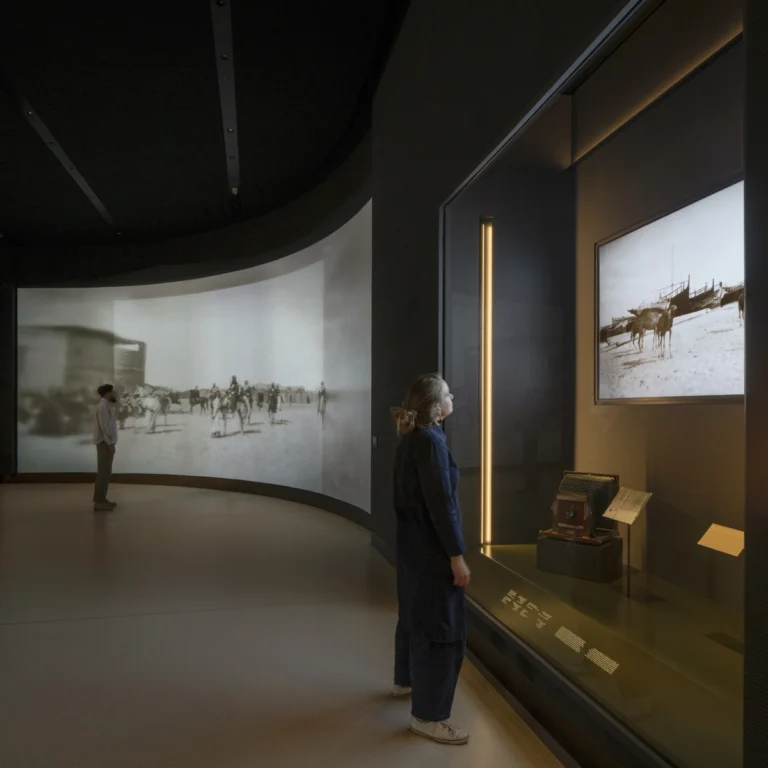 Zayed National Museum in Abu Dhabi photographed by award-winning, Dubai-based DEED Studio