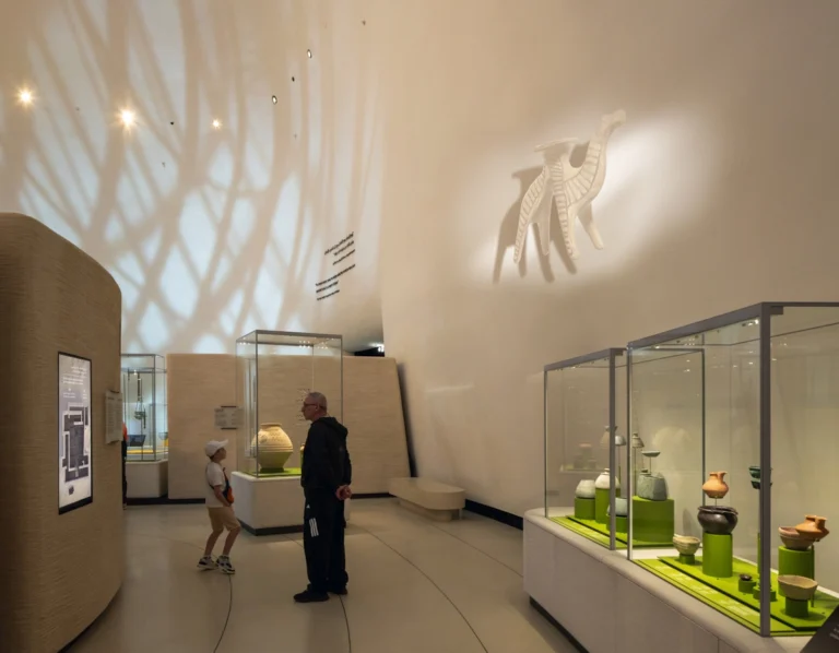 Zayed National Museum in Abu Dhabi photographed by award-winning, Dubai-based DEED Studio