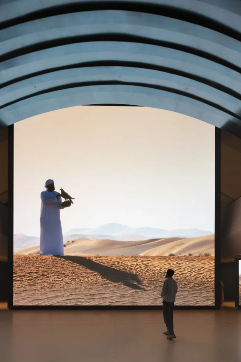 Zayed National Museum in Abu Dhabi photographed by award-winning, Dubai-based DEED Studio