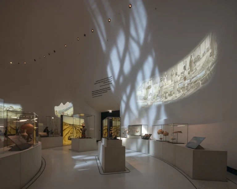 Zayed National Museum in Abu Dhabi photographed by award-winning, Dubai-based DEED Studio