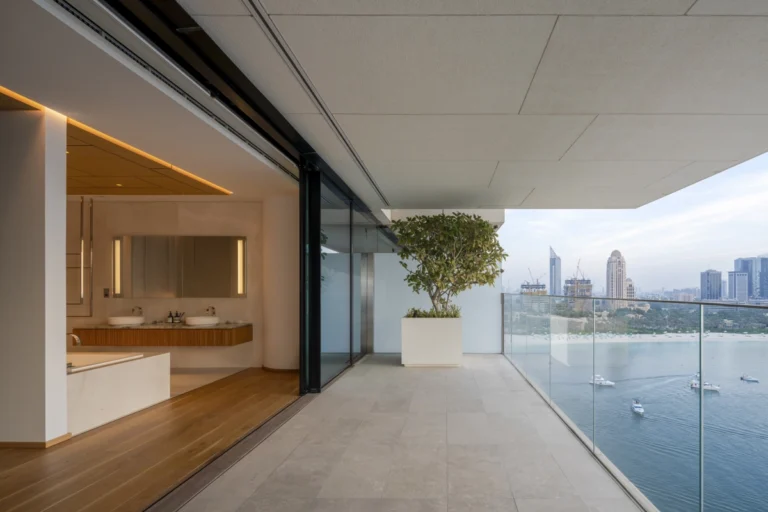 One Palm by Studio Akama, photographed by Deed Studio, an award-winning Dubai-based architectural photography studio working across the GCC and worldwide. The photography