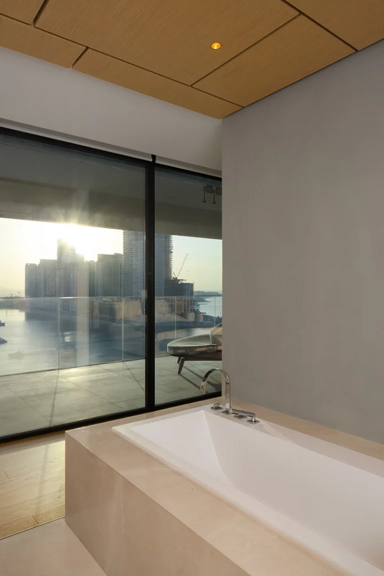 One Palm by Studio Akama, photographed by Deed Studio, an award-winning Dubai-based architectural photography studio working across the GCC and worldwide. The photography